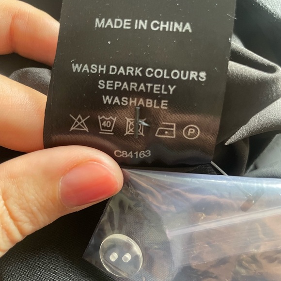 NWT - Brook Taverner Black Wool Blend Dress – Size 12R - Picture 11 of 12